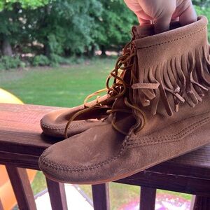Minnetonka Fringe Booties